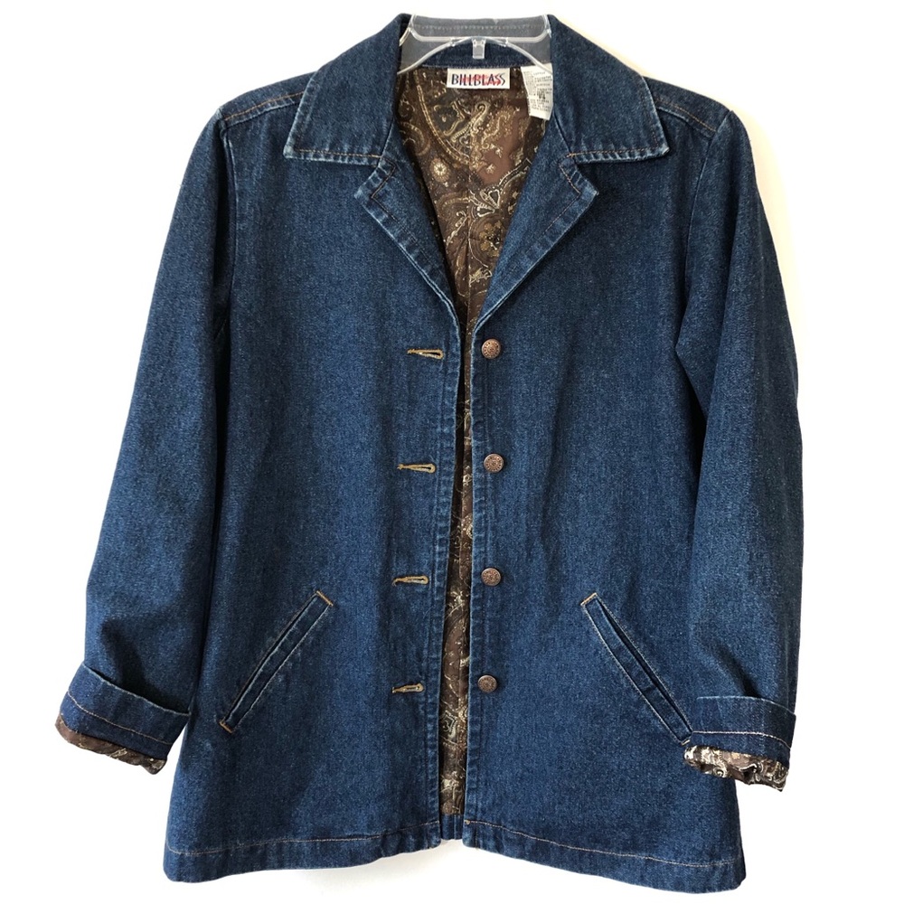 VINTAGE Bill Blass Denim Jean Jacket